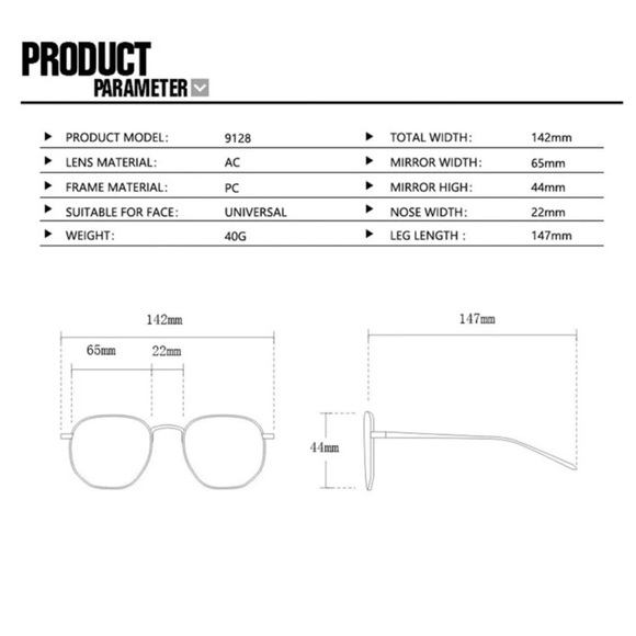 Tortoise Shell Rectangular Sunglasses - Picture 4 of 4